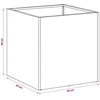 Sodo vazonas Sidabrinė 45 x 45 x 45 cm Galvanizuotas plienas