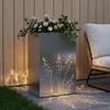 Sodo vazonas Sidabrinė 50 x 30 x 75 cm Galvanizuotas plienas