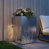 Sodo vazonas Sidabrinė 50 x 50 x 75 cm Galvanizuotas plienas
