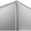 Sodo vazonas Sidabrinė 60 x 30 x 40 cm Galvanizuotas plienas