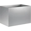 Sodo vazonas Sidabrinė 60 x 40 x 40 cm Galvanizuotas plienas