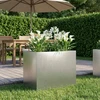 Sodo vazonas Sidabrinė 60 x 40 x 50 cm Nerūdijantis plienas