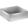 Sodo vazonas Sidabrinė 60 x 60 x 20 cm Galvanizuotas plienas