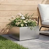 Sodo vazonas Sidabrinė 60 x 60 x 30 cm Galvanizuotas plienas