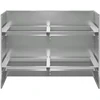 Sodo vazonas Sidabrinė 80 x 40 x 60 cm Galvanizuotas plienas