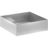 Sodo vazonas Sidabrinė 80 x 80 x 30 cm Galvanizuotas plienas