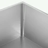 Sodo vazonas Sidabrinė 80 x 80 x 30 cm Galvanizuotas plienas