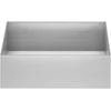 Sodo vazonas Sidabrinė 80 x 80 x 30 cm Galvanizuotas plienas