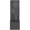 Sodo privatumo ekranas „Fretwork“ Juoda 50 x 150 cm
