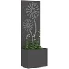 Sodo privatumo ekranas „Fretwork“ Juoda 50 x 32 x 150 cm