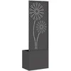 Sodo privatumo ekranas „Fretwork“ Juoda 50 x 150 cm
