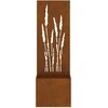 Sodo privatumo ekranas „Fretwork“ Rūdijanti 50 x 150 cm