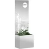 Sodo privatumo ekranas „Fretwork“ Sidabro 50 x 32 x 150 cm