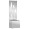 Sodo privatumo ekranas „Fretwork“ Sidabro 50 x 150 cm
