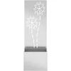 Sodo privatumo ekranas Gėlių Sidabro 50 x 150 cm