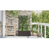 Sodo vazonas 2 vnt. Ruda 80 x 40 x 143 cm PP