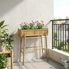 Sodo vazonas su laikikliu Natūrali 100 x 38 x 114 cm Bambukas