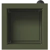 Sodo vazonas su LED 2 vnt. Alyvuogių žalia 30 x 30 x 30 cm
