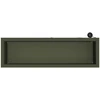 Sodo vazonas su LED 2 vnt. Alyvuogių žalia 30 x 100 x 30 cm