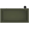 Sodo vazonas su LED 2 vnt. Alyvuogių žalia 30 x 60 x 30 cm