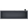 Sodo vazonas su LED 2 vnt. Antracitas 30 x 100 x 30 cm Plienas