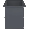 Sodo vazonas su LED 2 vnt. Antracitas 40 x 80 x 40 cm Plienas
