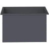 Sodo vazonas su LED 2 vnt. Antracitas 50 x 80 x 48 cm Plienas