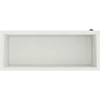 Sodo vazonas su LED 2 vnt. Balta 40 x 100 x 40 cm Plienas