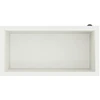 Sodo vazonas su LED 2 vnt. Balta 40 x 80 x 40 cm Plienas