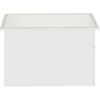 Sodo vazonas su LED 2 vnt. Balta 50 x 80 x 48 cm Plienas