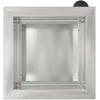 Sodo vazonas su LED 2 vnt. Sidabrinė 30 x 30 x 30 cm