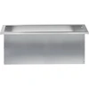 Sodo vazonas su LED 2 vnt. Sidabrinė 30 x 80 x 30 cm