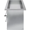 Sodo vazonas su LED 2 vnt. Sidabrinė 30 x 100 x 30 cm