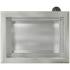 Sodo vazonas su LED 2 vnt. Sidabrinė 30 x 40 x 30 cm