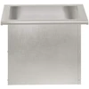 Sodo vazonas su LED 2 vnt. Sidabrinė 30 x 40 x 30 cm