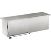Sodo vazonas su LED 2 vnt. Sidabrinė 30 x 100 x 30 cm