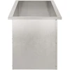 Sodo vazonas su LED 2 vnt. Sidabrinė 40 x 100 x 40 cm