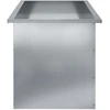 Sodo vazonas su LED 2 vnt. Sidabrinė 50 x 100 x 48 cm
