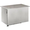 Sodo vazonas su LED 2 vnt. Sidabrinė 50 x 80 x 48 cm