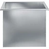 Sodo vazonas su LED 2 vnt. Sidabrinė 50 x 60 x 48 cm