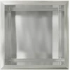 Sodo vazonas su LED 2 vnt. Sidabrinė 50 x 50 x 48 cm