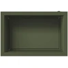 Sodo vazonas su LED Alyvuogių žalia 40 x 60 x 40 cm Plienas