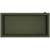 Sodo vazonas su LED Alyvuogių žalia 40 x 80 x 40 cm Plienas