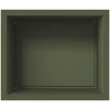 Sodo vazonas su LED Alyvuogių žalia 50 x 60 x 48 cm Plienas