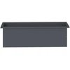 Sodo vazonas su LED Antracitas 30 x 100 x 30 cm Plienas
