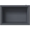Sodo vazonas su LED Antracitas 40 x 60 x 40 cm Plienas