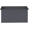 Sodo vazonas su LED Antracitas 50 x 100 x 48 cm Plienas