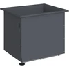 Sodo vazonas su LED Antracitas 50 x 60 x 48 cm Plienas