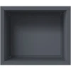 Sodo vazonas su LED Antracitas 50 x 60 x 48 cm Plienas