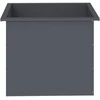 Sodo vazonas su LED Antracitas 50 x 60 x 48 cm Plienas